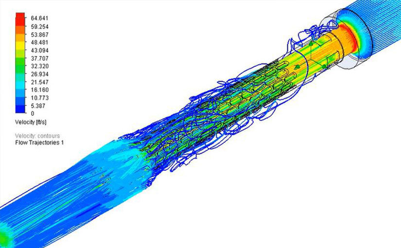 Strainer CFD Simulation