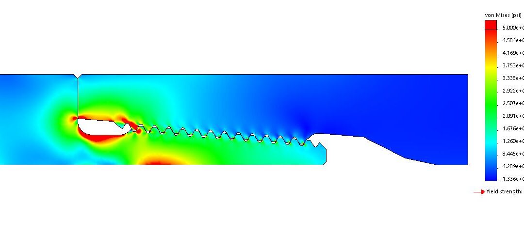 Drill Pipe Thread FEA